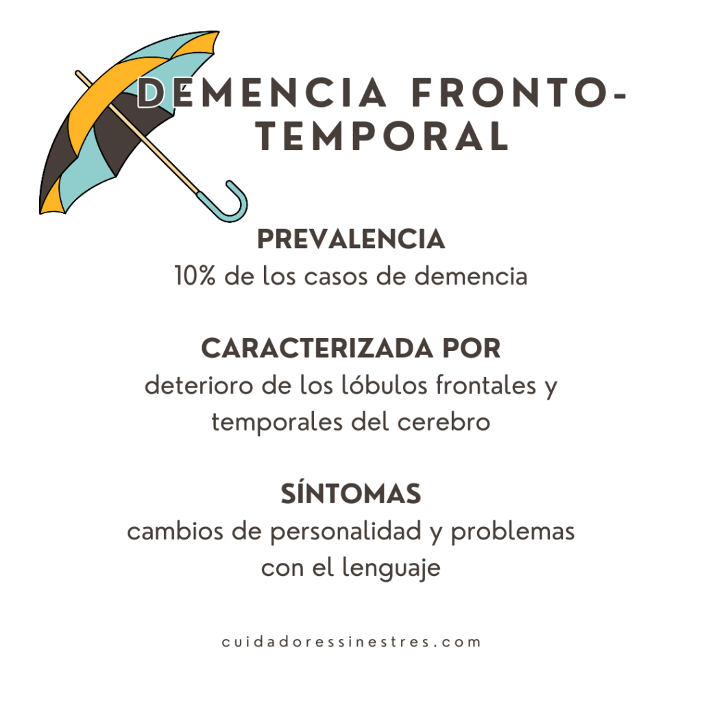 características de la demencia fronto-temporal